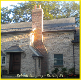 Rebuilt Chimney - Brielle, NJ