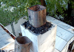 Deteriorated chimney - Mansquan, NJ