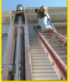 Building a Chimney Chase in Long Branch, NJ